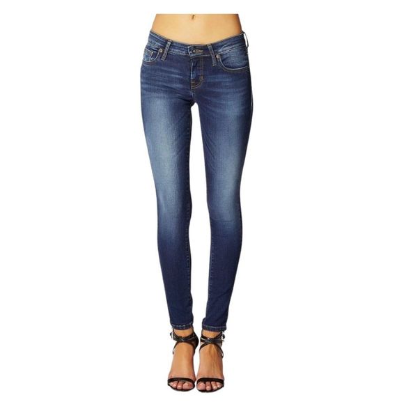 Guess Denim - GUESS Regular Wash Curvy Power Mid Rise Denim Jeans 32